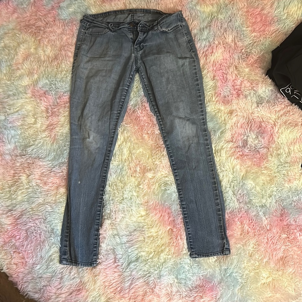 Low waisted blue denim jeans from Old Navy - size 6 women jeans